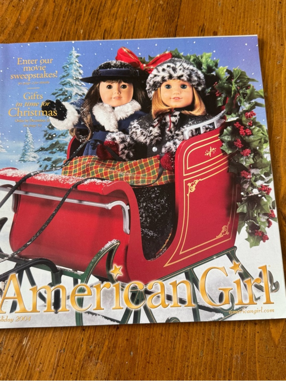 HOLIDAY 2004 American Girl Catalog Nellie Samantha